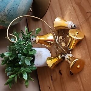 Vintage bell shaped glass ornaments